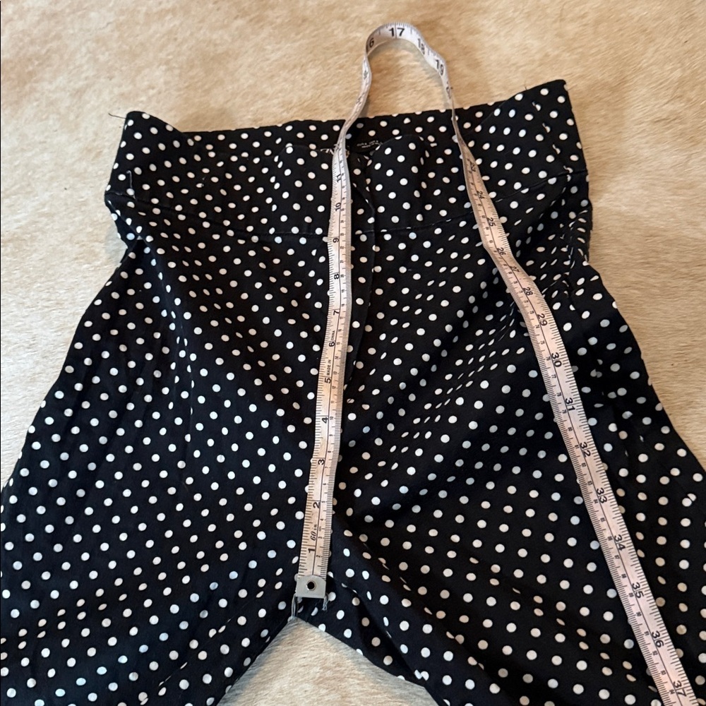 Zara Black and White Polka Dot pants - Picture 5 of 7